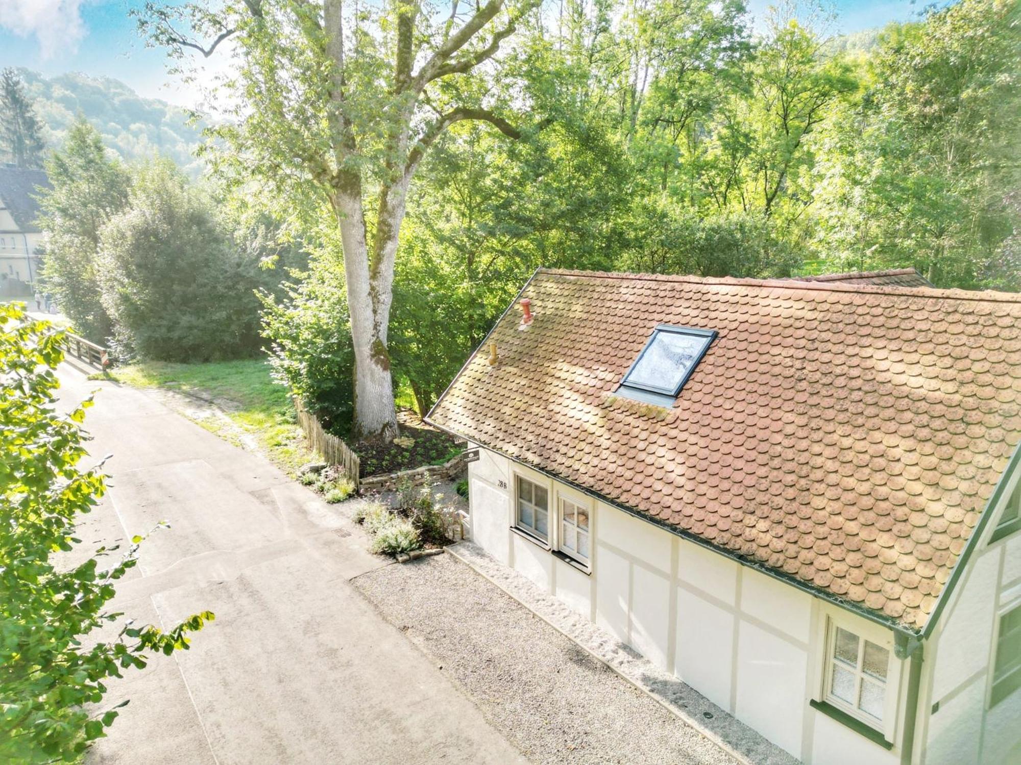 Tauberchalet I Boutique-Ferienhaus Mit Sauna, Whirlpool & Natur I 10Min Walk To Historic Old Town Rothenburg ob der Tauber Kültér fotó
