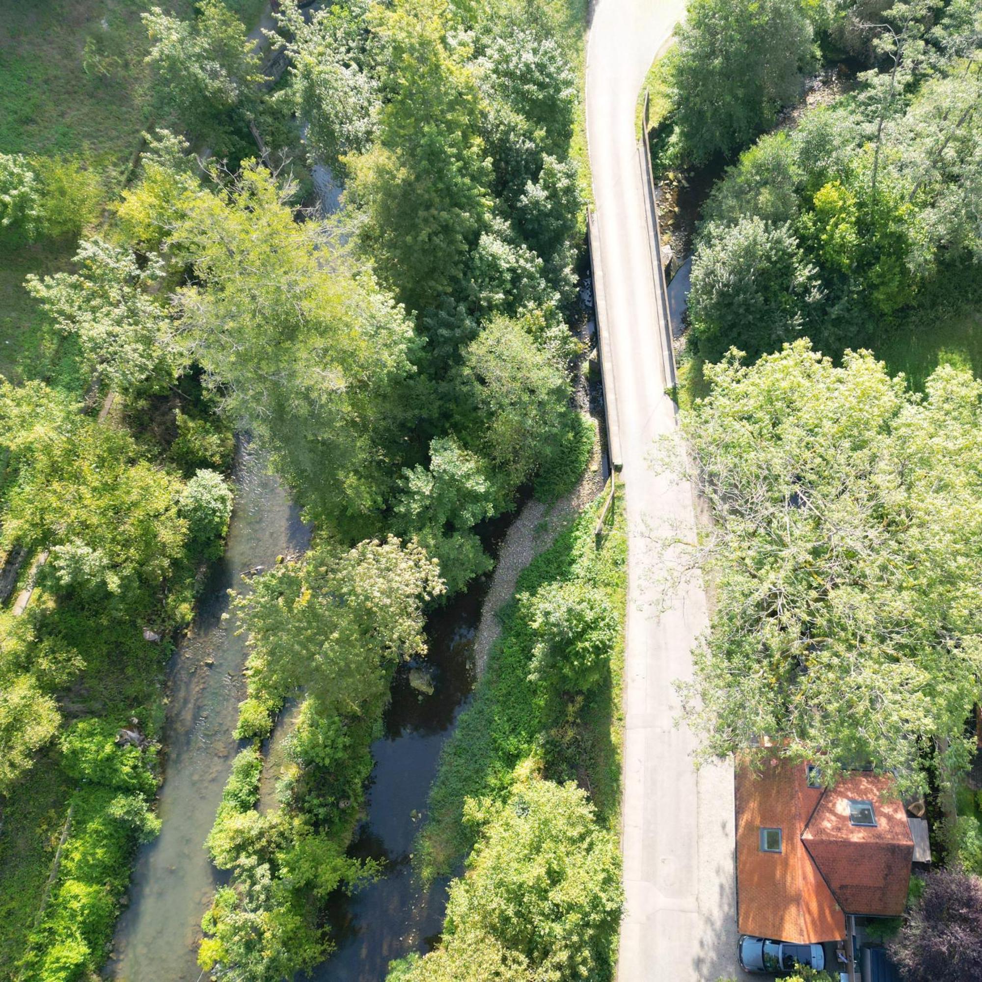 Tauberchalet I Boutique-Ferienhaus Mit Sauna, Whirlpool & Natur I 10Min Walk To Historic Old Town Rothenburg ob der Tauber Kültér fotó